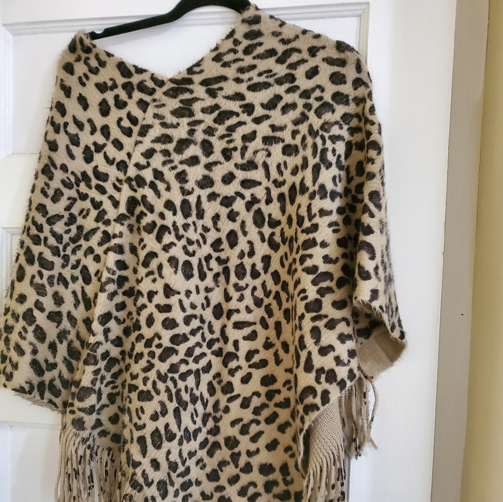 Leopard Poncho